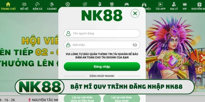 Bật mí quy trình đăng nhập NK88 hiệu quả