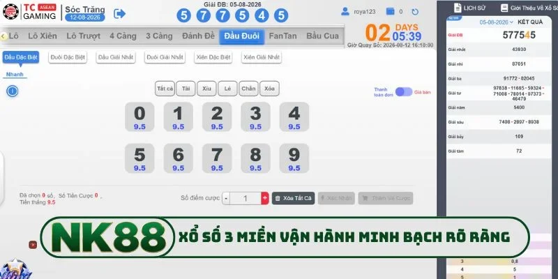 Xổ số 3 miền vận hành minh bạch rõ ràng